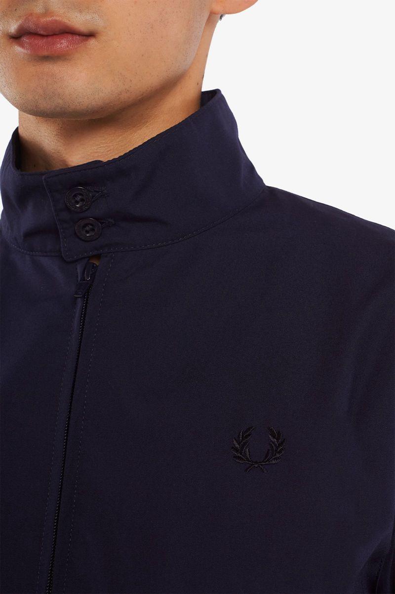 Navy Fred Perry J7320 Men's Jackets | PH 1214BEXC